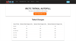 Desktop Screenshot of irctctatkal.co.in